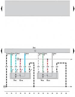 9.2 Электросхема климатической установки Climatronic 2-C (устанавливается с 05.2005) (часть 2)