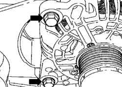 Крепежные болты генератора